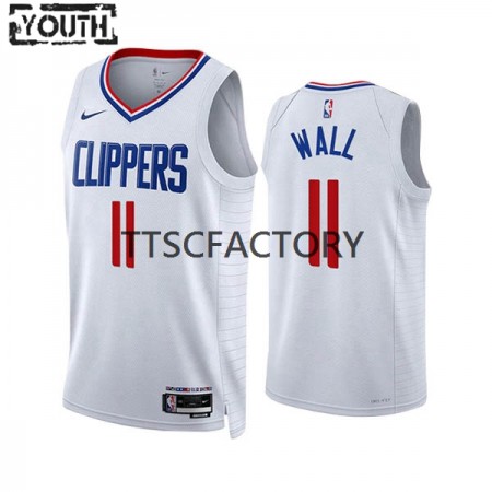 Maillot Basket Los Angeles Clippers John Wall 11 Nike 2022-23 Association Edition Blanc Swingman - Enfant